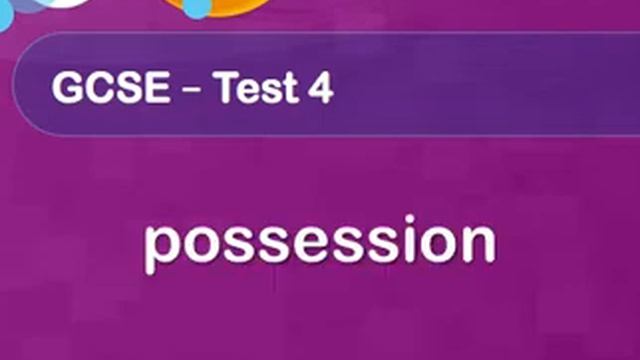 GCSE - Spelling - Test 4
