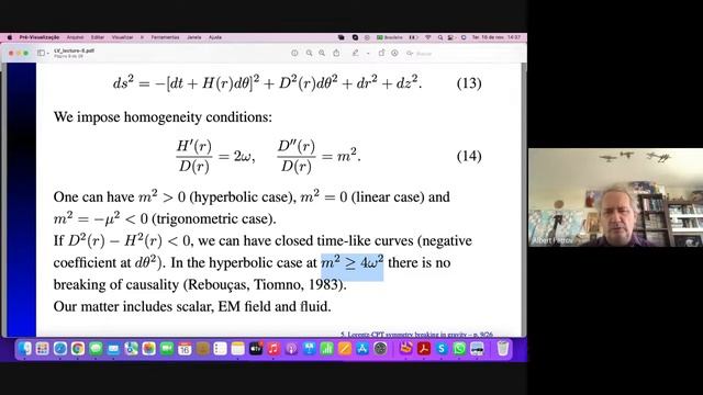 TQCBR | Curso: Quebra da simetria de Lorentz - Aula 05