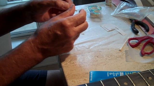 Shimming A Stratocaster Nut To Prevent Buzzing At The First Fret