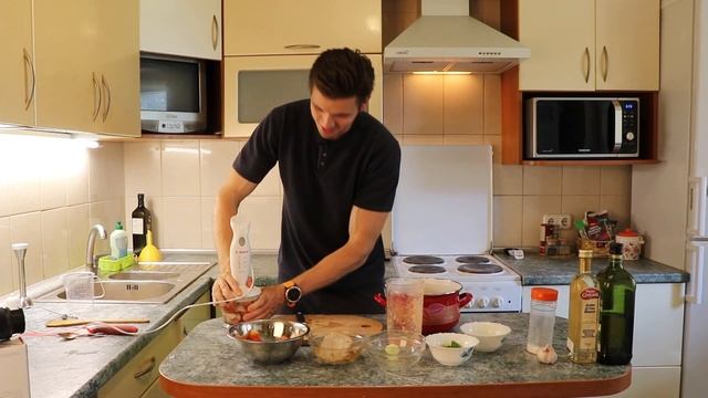 Готовим ГАСПАЧО рецепт испанская кухня  готовим дома пошаговый рецепт