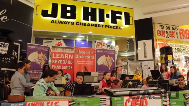Mozartini Orchestra Performs 'Eye of the Tiger' @ JB Hi Fi Werribee