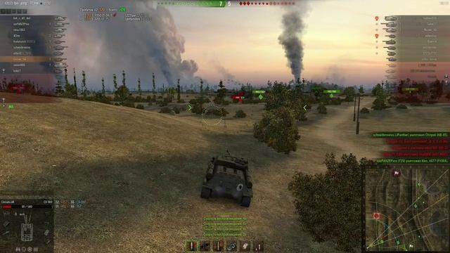 Запись боя с ОЛЕНИЯМИ в World of Tanks.