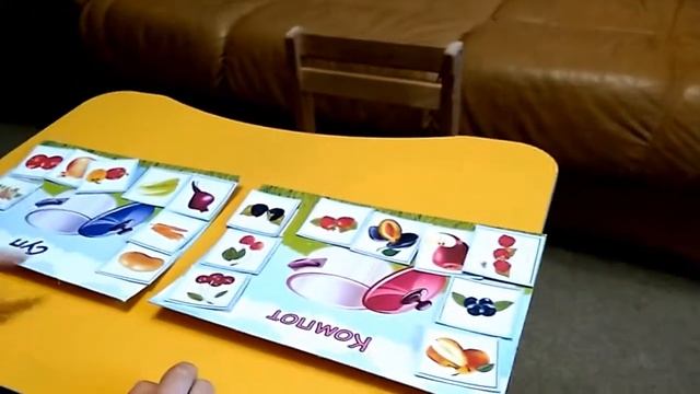 Изучаем овощи и фрукты