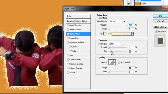 Membuat DISPERSION EFFECT SHADOW di Adobe Photoshop #16