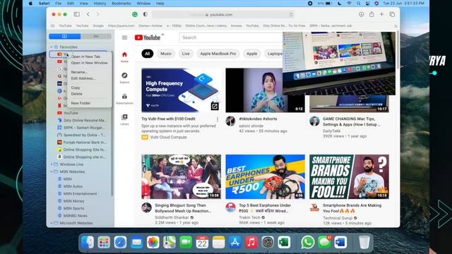 MacBook Pro M1 TOUCH BAR / Control Strip | FEATURES Explained in HINDI