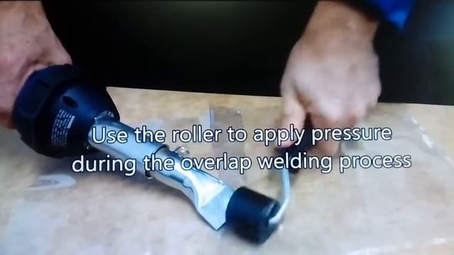 Набор для сварки внахлест ПВХ материалов фен Weldy Energy HT 1600