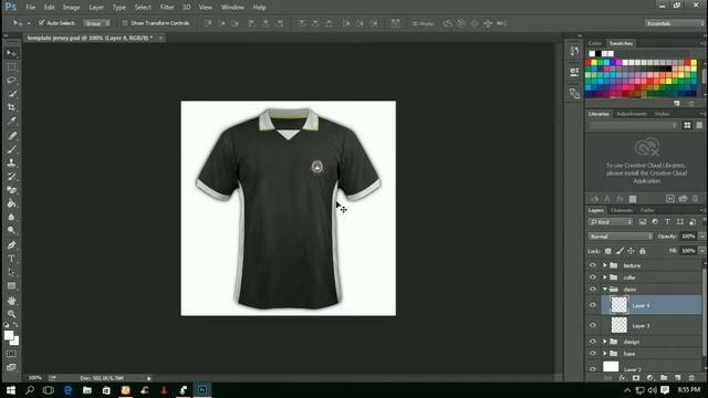 Jersey Sepak Bola Dengan Template - Photoshop #8