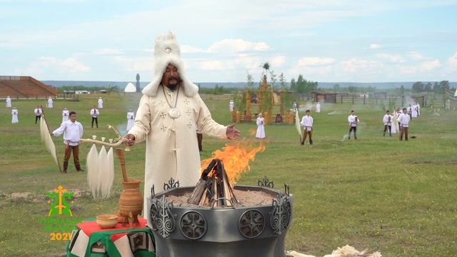Ритуально-обрядовое действие "Алгыс". Поздравление Главы ГО «город Якутск» Е.Н. Григорьева