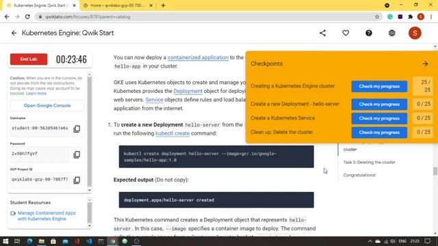 GSP100--Kubernetes Engine--Qwik Start-- Google Cloud Platform--Qwiklabs