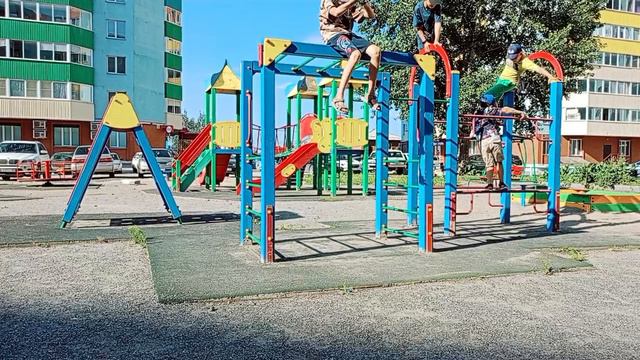 Играем в слепого на площадке. ЧАСТЬ 5