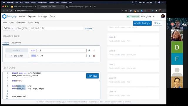 Semgrep: Rules Writing