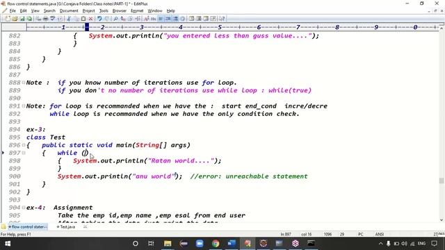 Core java tutorials | flow control statements | by Mr.Ratan | class-04