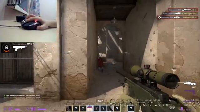 CS-GO #2-играю без коврика для мыши с веб-камерой
