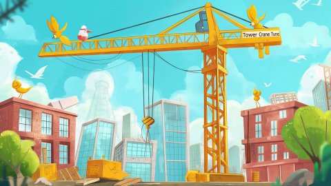 Tower Crane Serenade A Charming Kids' Melody ️