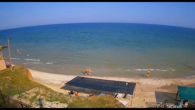 Таймлапс. Пляж. Отличная погода. Степановка Первая. Июль 2020.