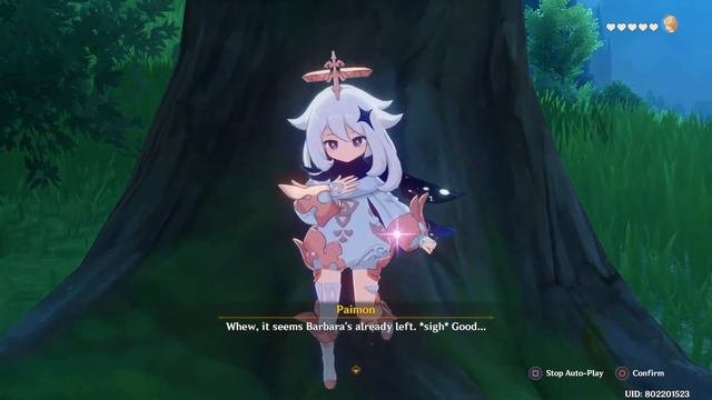 Genshin Impact: Paimon yelling BARBARA!