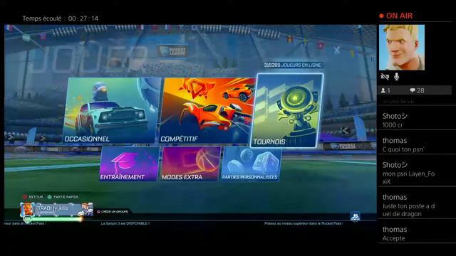 live rocket league trade//ps4
