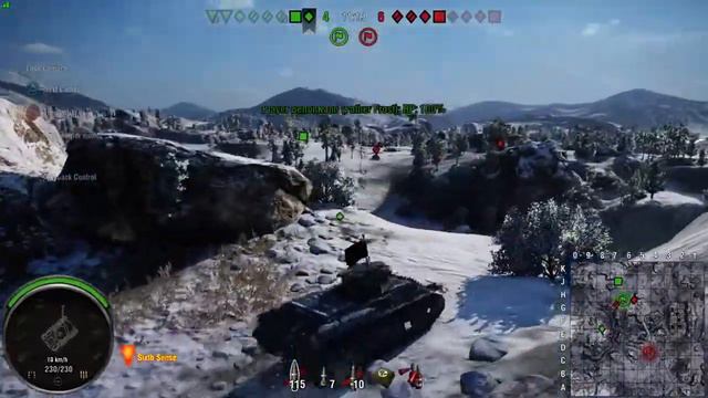 World of Tanks: Tundra  Map: 7 Tank kill