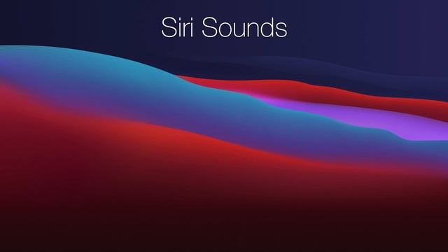 macOS 11 Big Sur System Sounds