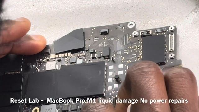 MacBook Pro M1 liquid damage No Power repairs (820-02020)