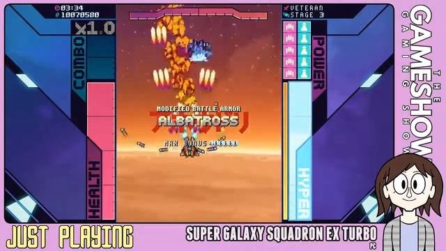 Just Playing: SUPER GALAXY SQUADRON EX TURBO Pt. 1 of 2