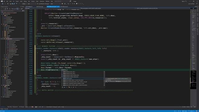 Game Engine Programming 034.2 - The render texture and depth buffer class | C++ Game Engine