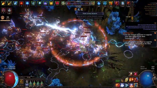 Path of Exile AFK  Depths 1047  Feared Inquisitor - Reap Immortal Build