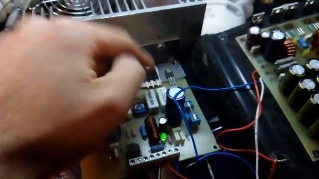 SG3525 CAR SMPS First TEST + 100W Amp
