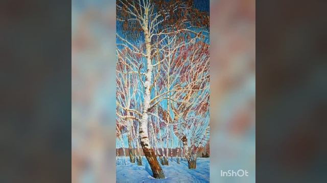 Видео картина "Февральская лазурь" Художник И.И Грабарь.