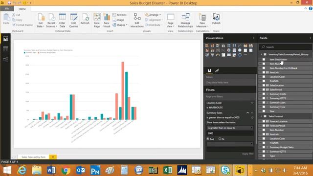 Sales Forecast Reporting with Power BI and Dynamics GP