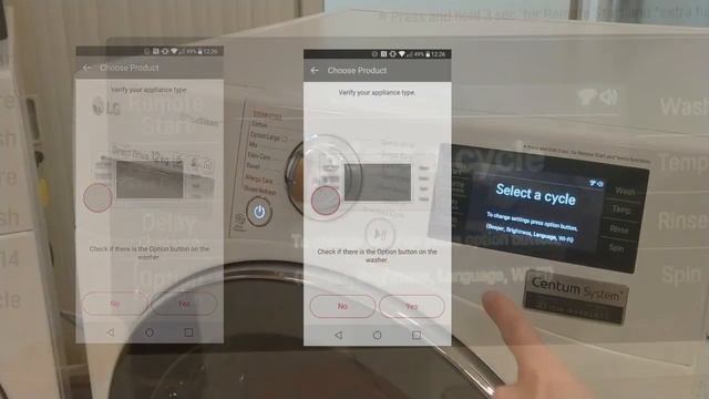 LG ThinQ  Washing Machine - How to register a WiFi enabled LG washing machine on LG ThinQ