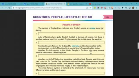 А.Несвіт, 8 клас. Unit 5, Lesson 9. с 134-136. Life in Britain
