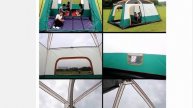 Туристическая палатка The camel, большая Ультралегкая с двумя спальнями