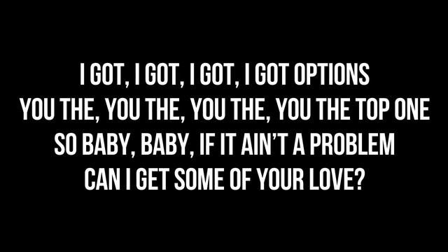 Pitbull Ft. Stephen Marley - Options (Lyrics On Screen)