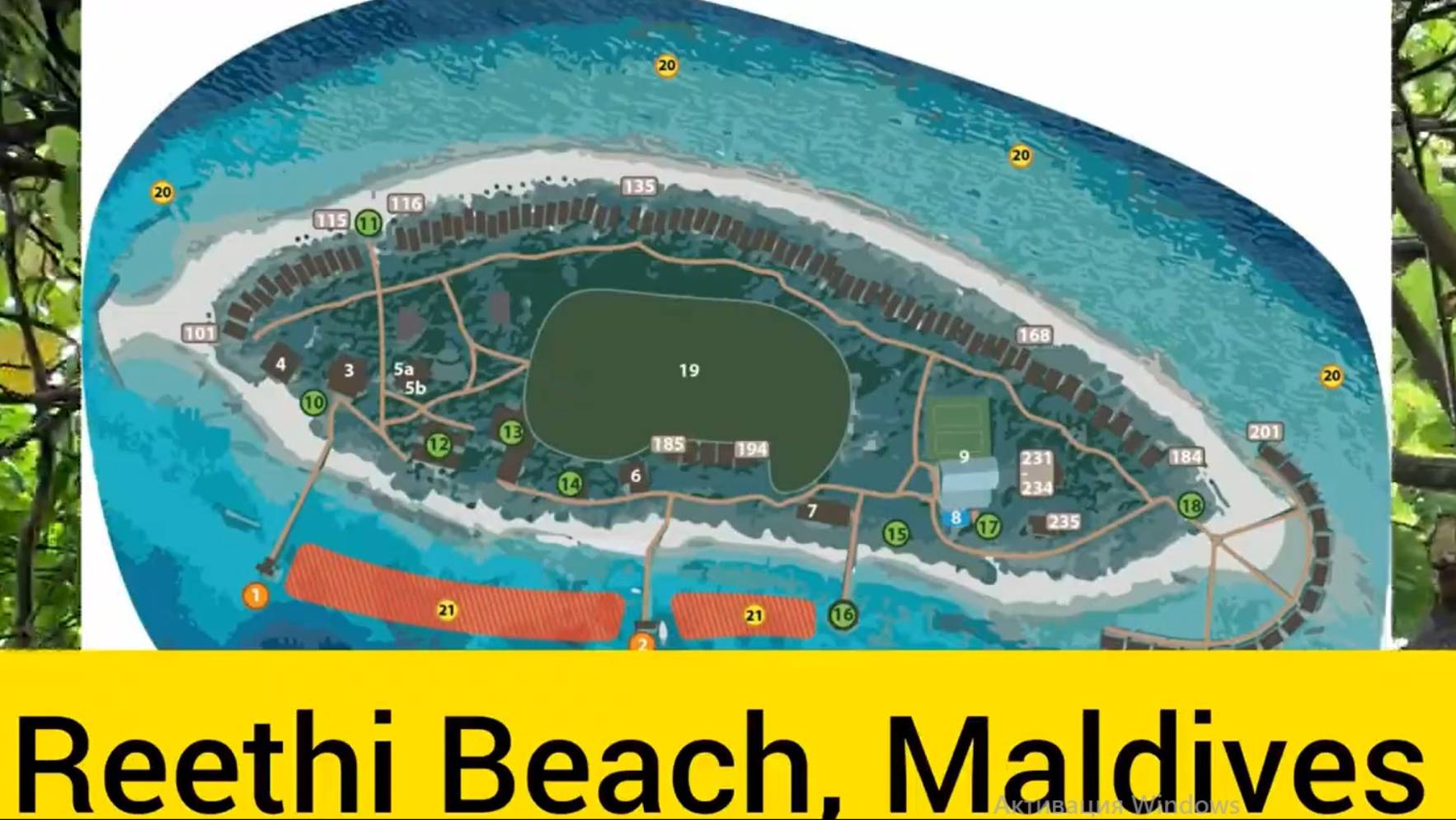 Reethi Beach Maldives, октябрь 2023. Выход к морю от каждой категории вилл. Расположение вилл