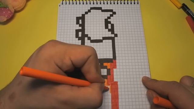 Рисуем по клеточкам- НЯН КЭТ(Nyan Cat)!