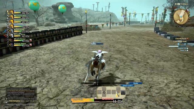 Final Fantasy XIV Fun Chocobo Racing ;D