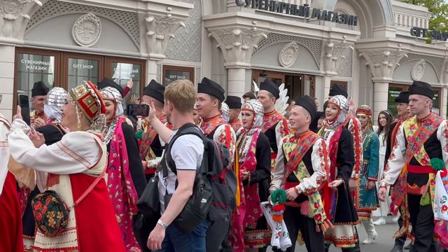 Шествие на Выставке "РОССИЯ" ВДНХ, г.Москва