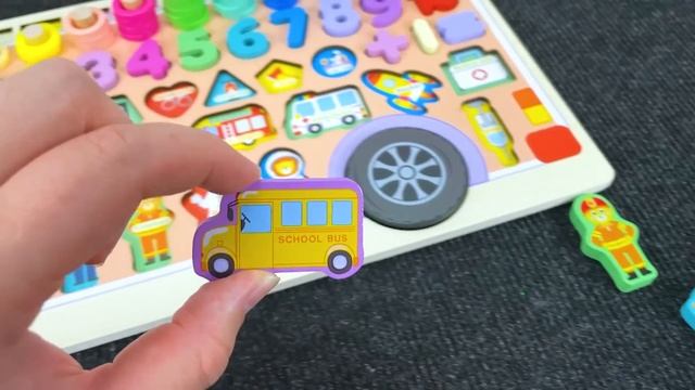 Let’s Learning Numbers, Counting, Colors, Shapes with Activity Puzzle Toddler Learn Video