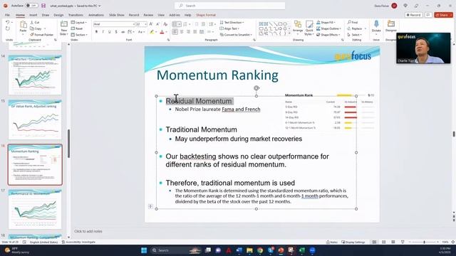 April Members Engagement Meeting- Technical Indicators, New Excel Functions and the GF Score