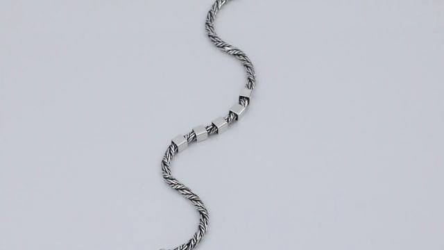 925 Italy Men Bracelet - Italian Silver Size 7 to 10 inches