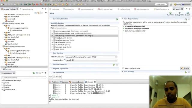 OSGi - Basic Bundle Creation using BNDTools and Deployment using Fabric8
