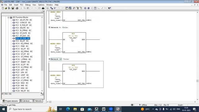 LECTURE  14 : CREATINGUSING DATE AND TIME DATATYPE in SIMATIC MANAGER S7-300400 CPU