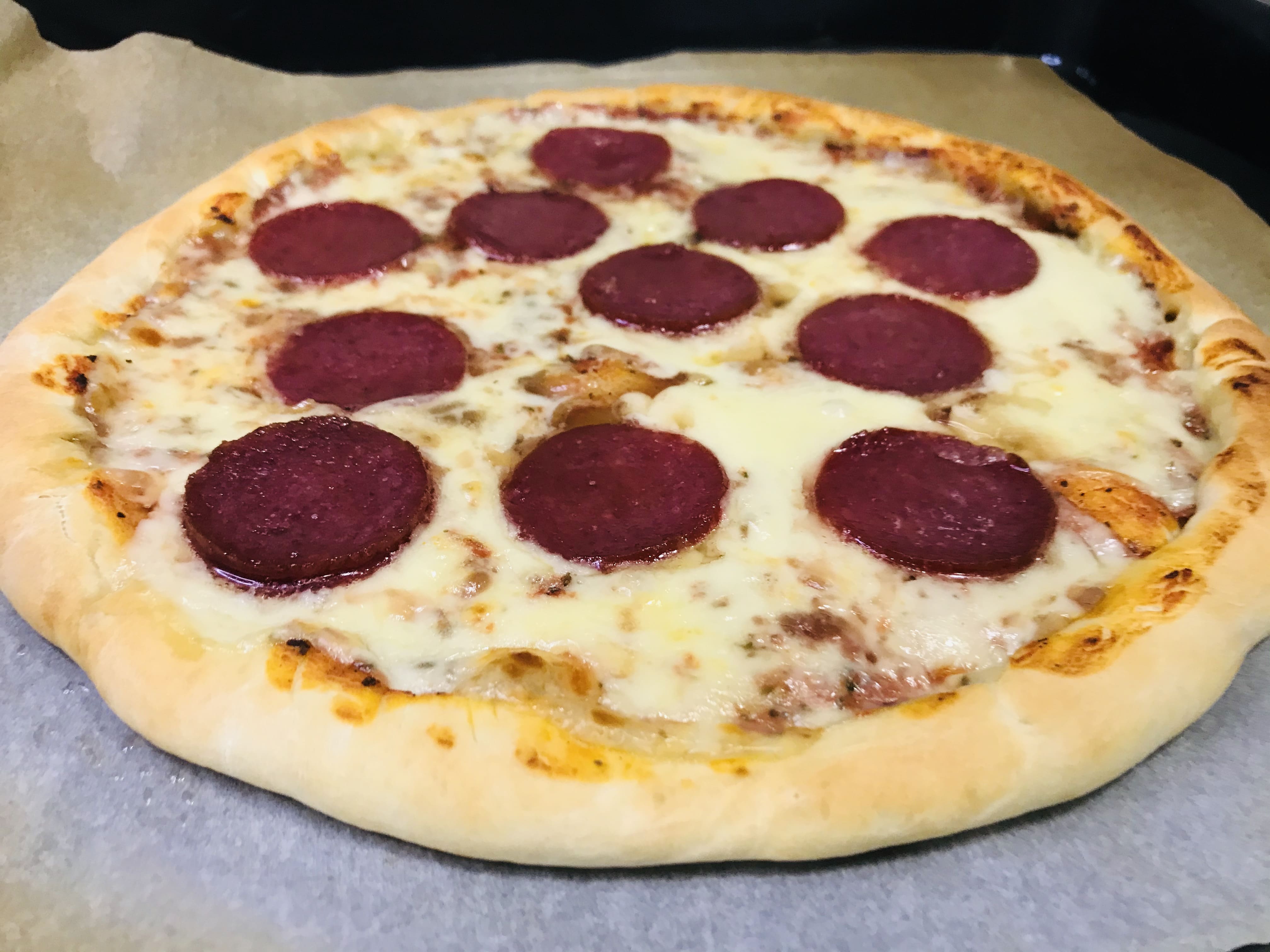 тонкая пицца пепперони рецепт фото 43