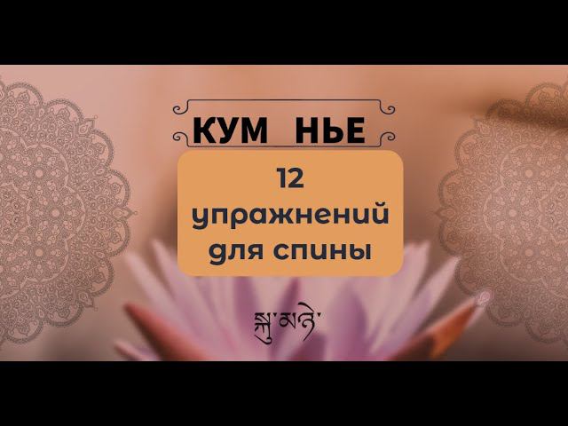 Кум Нье: 12  упражнений для спины