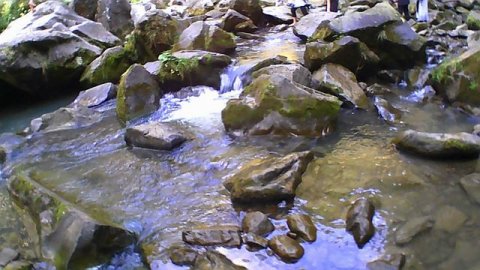 Водопад Каменка в Карпатах