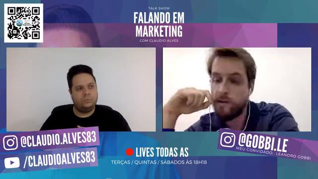 Talk Show Falando em Marketing com Claudio Alves | Leandro Gobbi como meu convidado