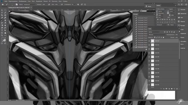 PROJECT CYBER. 1. | Future. Cyborg. Warrior  | ART | SPEEDPAINT | ILLUSTRATION | PHOTOSHOP