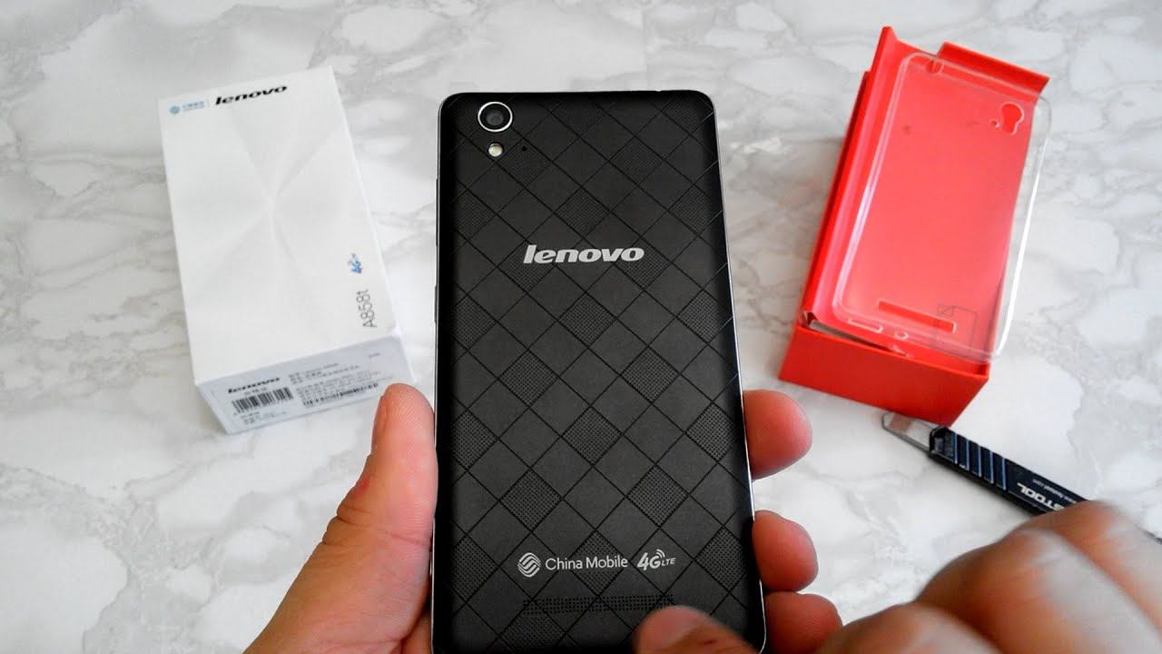 Lenovo A858t распаковка. "Темная лошадка" с поддержкой нашего  4G