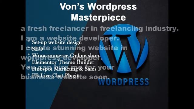 My Freelancer Wordpress Advertising